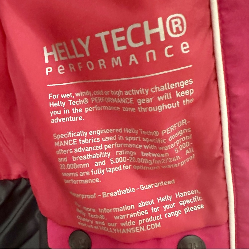 helly hansen hot pink ski jacket size small - Picture 8 of 15